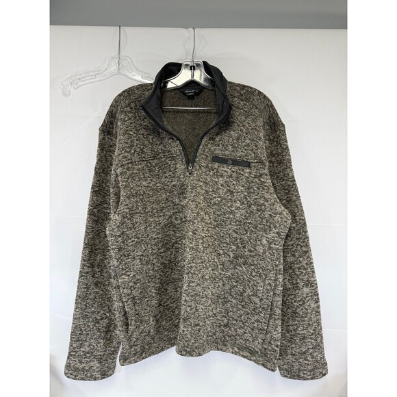 Eddie Bauer Men’s Pullover Size L Heather Brown NWOT - Picture 1 of 4